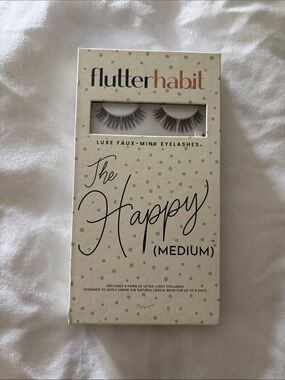 Flutter Habit The Happy Medium Faux-Mink Eyelashes - 6 pairs